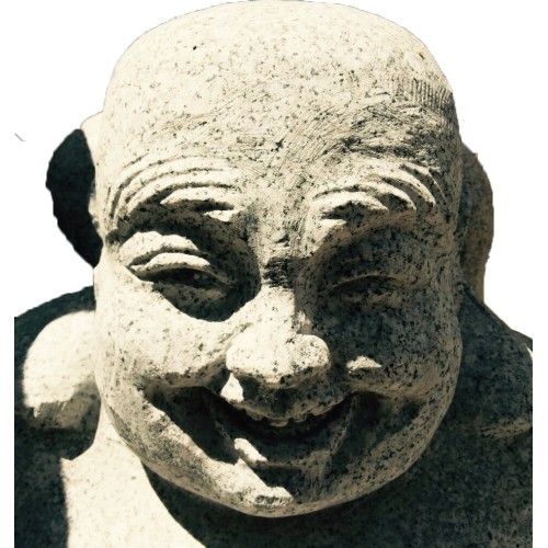 Budda egao in granito - 笑顔 60 cm
