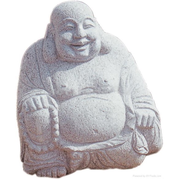 Budda egao in granito - 笑顔 60 cm