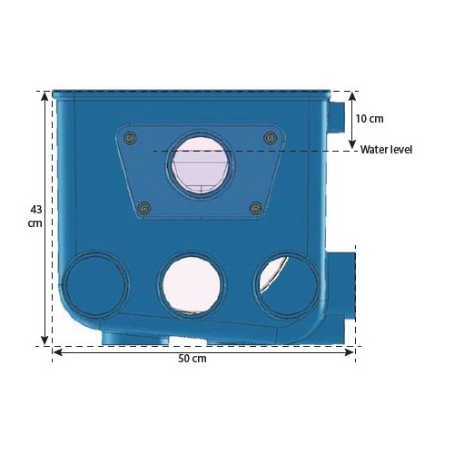 Filtro a tamburo AQUAFORTE 25 mc/h