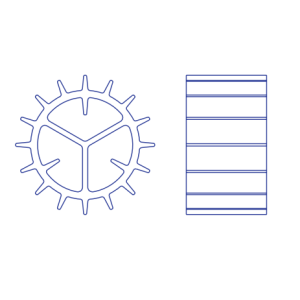 Helix biocarrier 9 mm - 10 lt 2