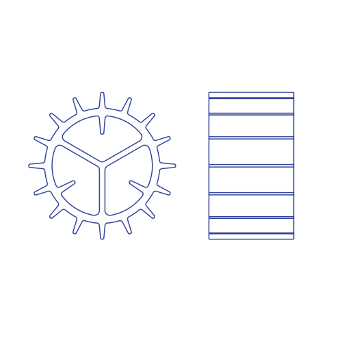 Helix biocarrier 9 mm - 10 lt