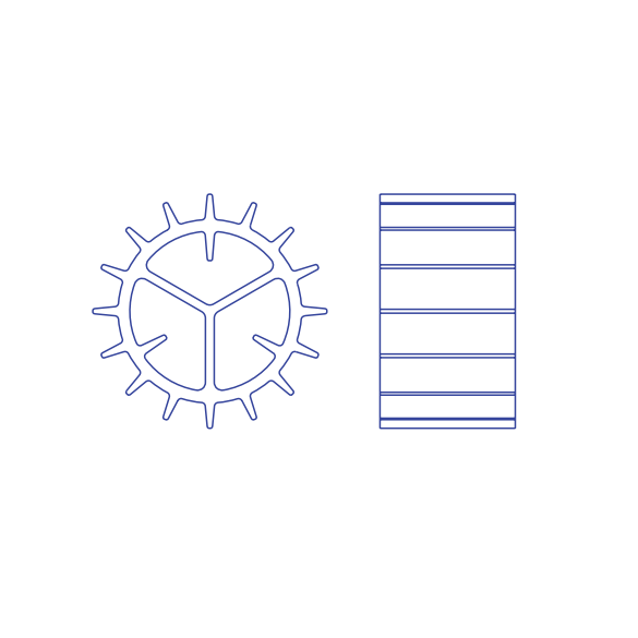 Helix biocarrier 9 mm - 10 lt