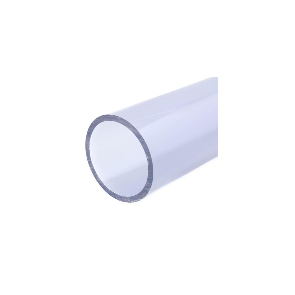 tubo pvc trasparente diametro 50 mm - 1 metro
