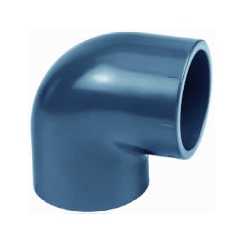Gomito PVC incollaggio 90 mm 90°