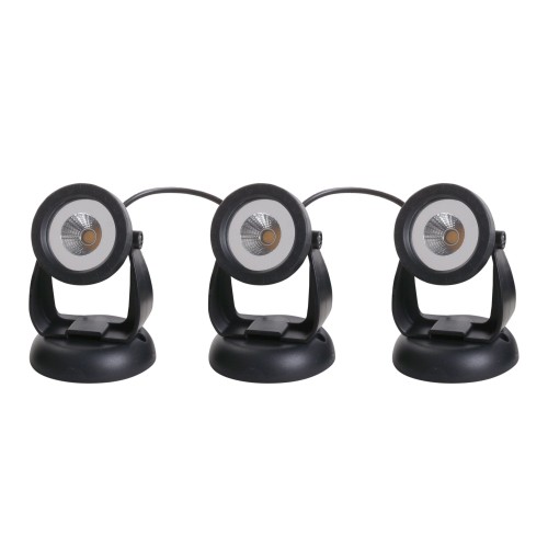 Set 3 faretti led 6 watt ciascuno