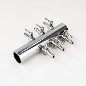 Distributore aria cromato 8...