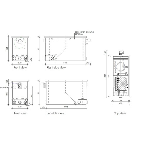 Filtro combinato DVS CL35 tamburo +...
