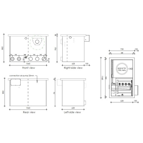 Filtro combinato DVS C25 tamburo +...