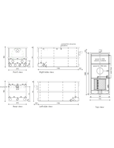 Filtro combinato DVS CL65-K tamburo +...