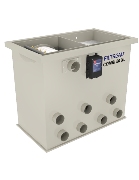 Filtro a tamburo Tamburo 50XL COMBI pump-fed incl. 2xUV-C+SPG XL