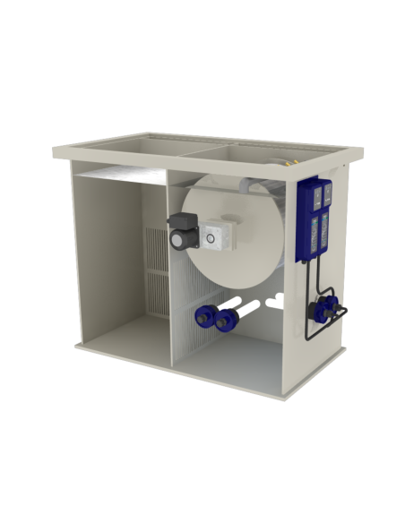 Filtro a tamburo Tamburo 50XL COMBI pump-fed incl. 2xUV-C+SPG XL