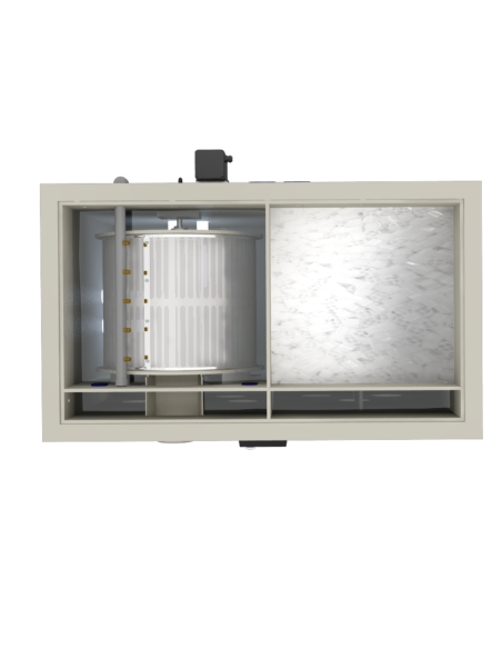 Filtro a tamburo Tamburo 50XL COMBI pump-fed incl. 2xUV-C+SPG XL